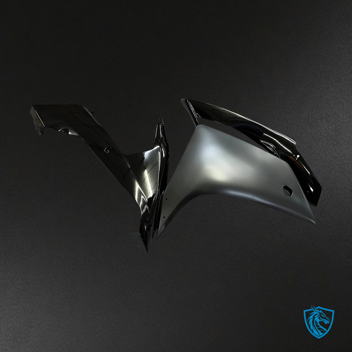 Yamaha YZF R1 (2007-2008) Gloss Matt Black - MERGEment Motorcycle Fairing Kit