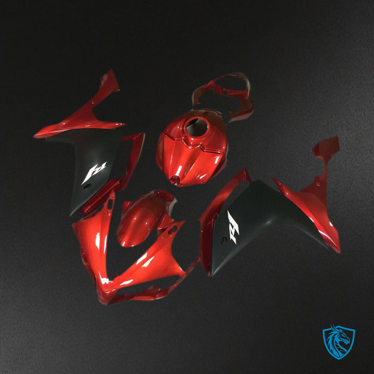 Yamaha YZF R1 (2007-2008) Orange - Custom ABS Fairing Set