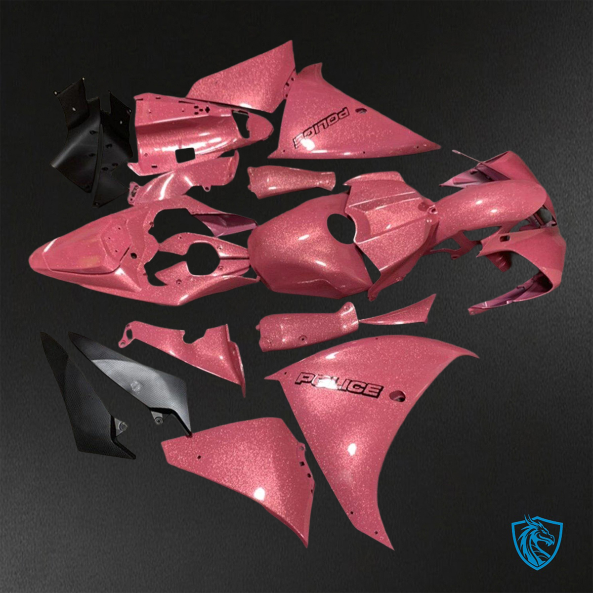 Yamaha YZF R1 (2009-2011) Gloss Pink - Replacement Motorcycle Fairings Kit
