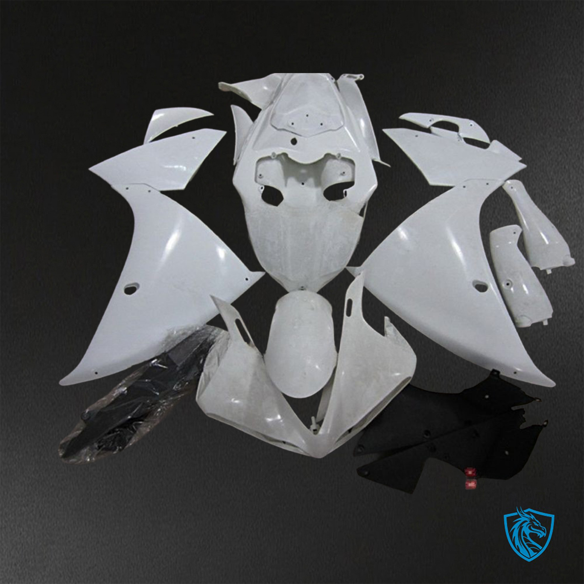 Yamaha YZF R1 (2009-2011) Gloss White - Replacement Motorcycle Fairings Kit