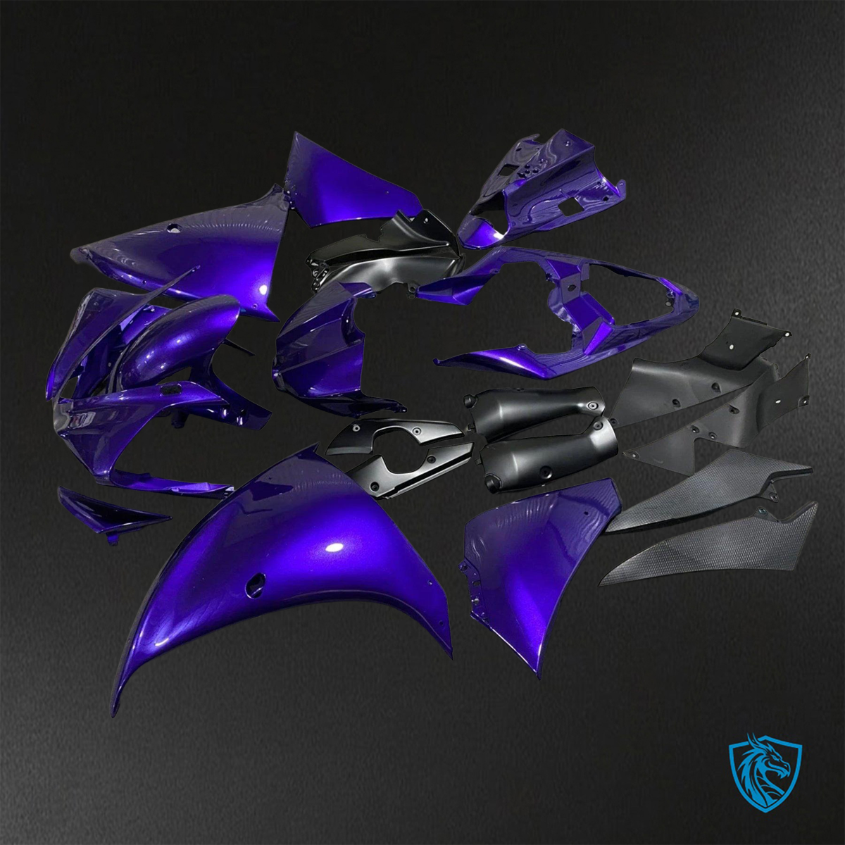 Yamaha YZF R1 (2009-2011) Gloss Blue ABS Bodywork - Fairings Kit