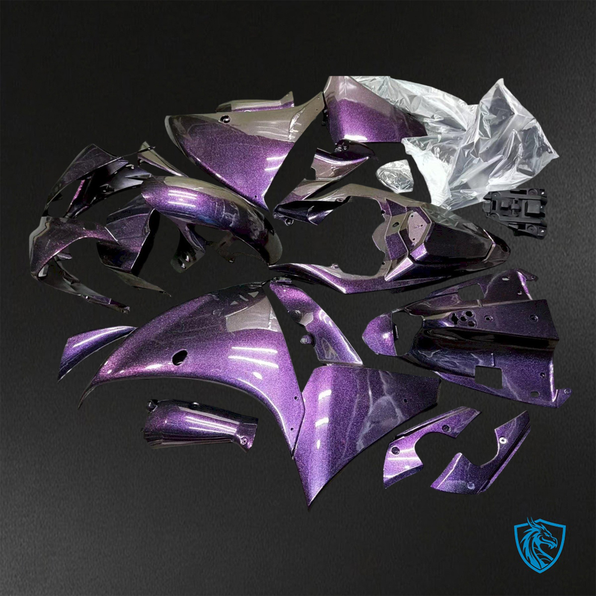Yamaha YZF R1 (2009-2011) Gloss Purple ABS Bodywork - Fairings Kit