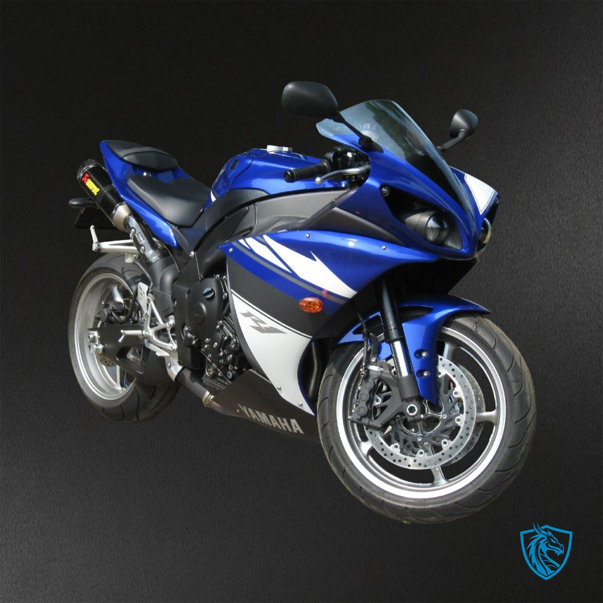 Yamaha YZF R1 (2009-2011) Gloss White & Blue - Custom ABS Fairing Kit