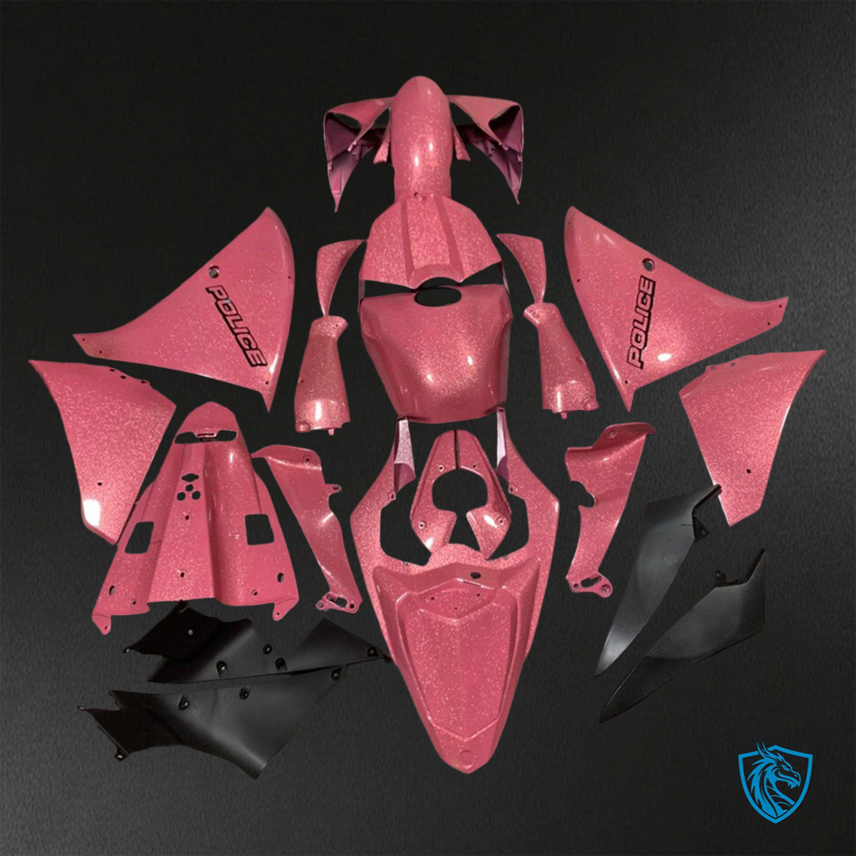 Yamaha YZF R1 (2009-2011) Gloss Pink - Replacement Motorcycle Fairings Kit