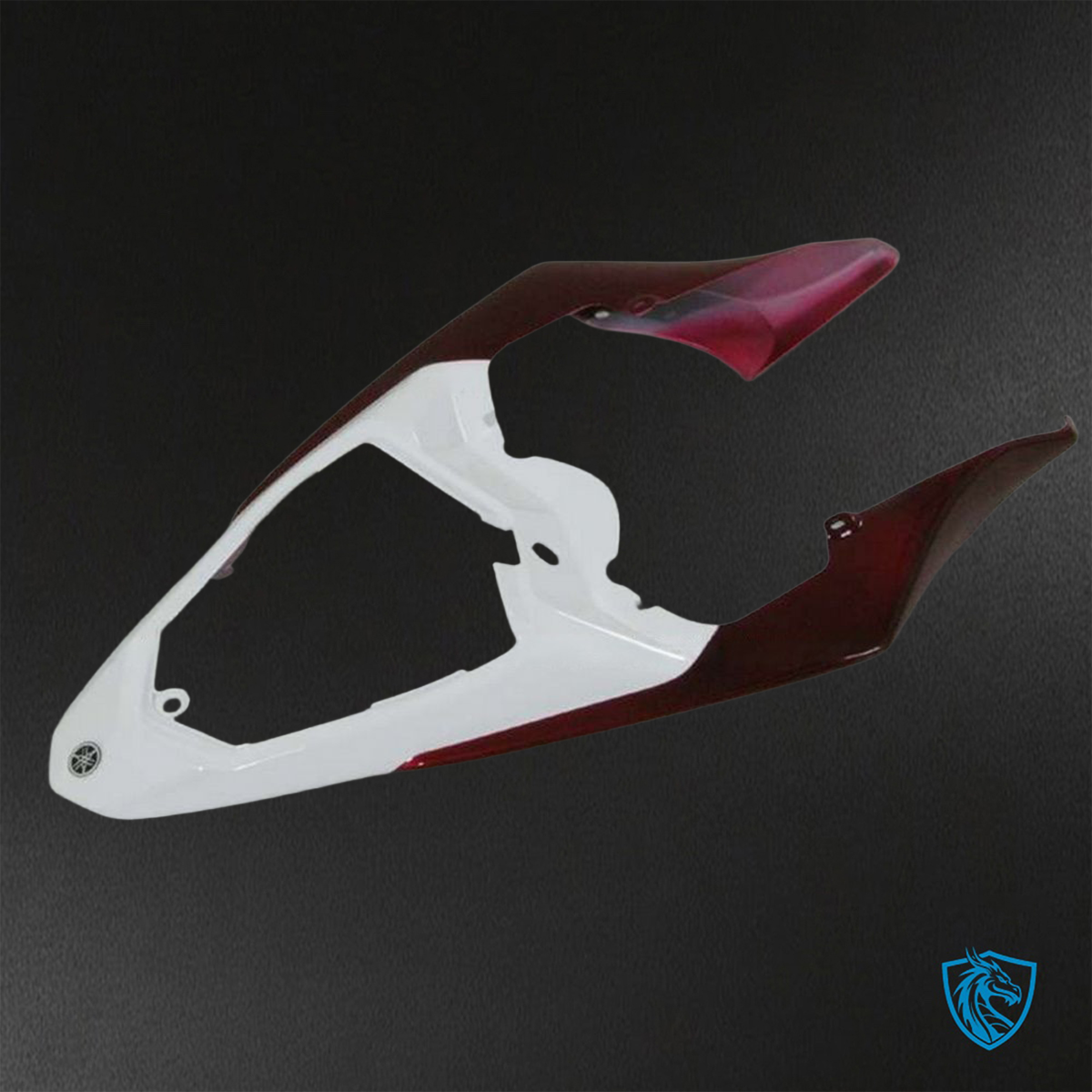 Yamaha YZF R1 (2009-2011) Gloss White & Red Flame - Custom ABS Fairing Kit