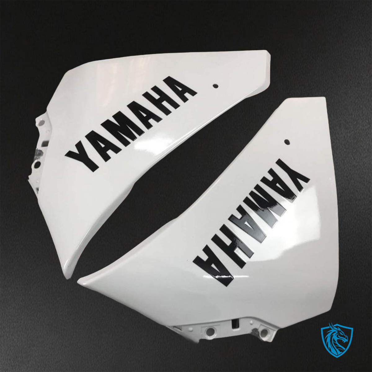 Yamaha YZF R1 (2009-2011) Gloss Silver & White - Replacement Motorcycle Fairings Kit
