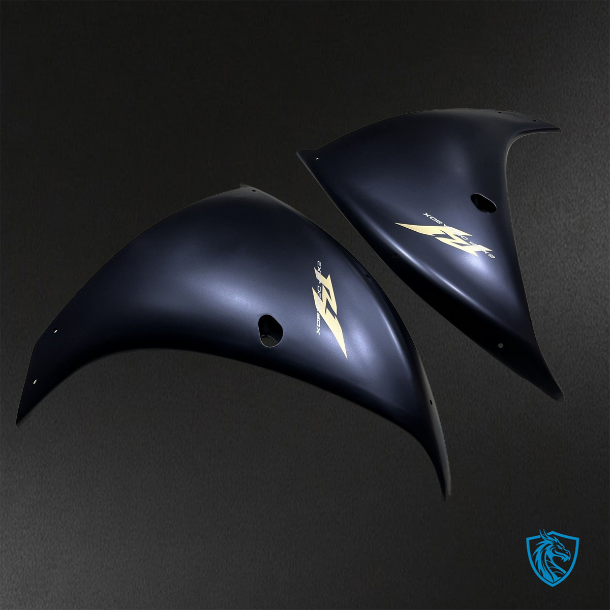 Yamaha YZF R1 (2009-2011) Gloss Black - Custom ABS Fairing Kit