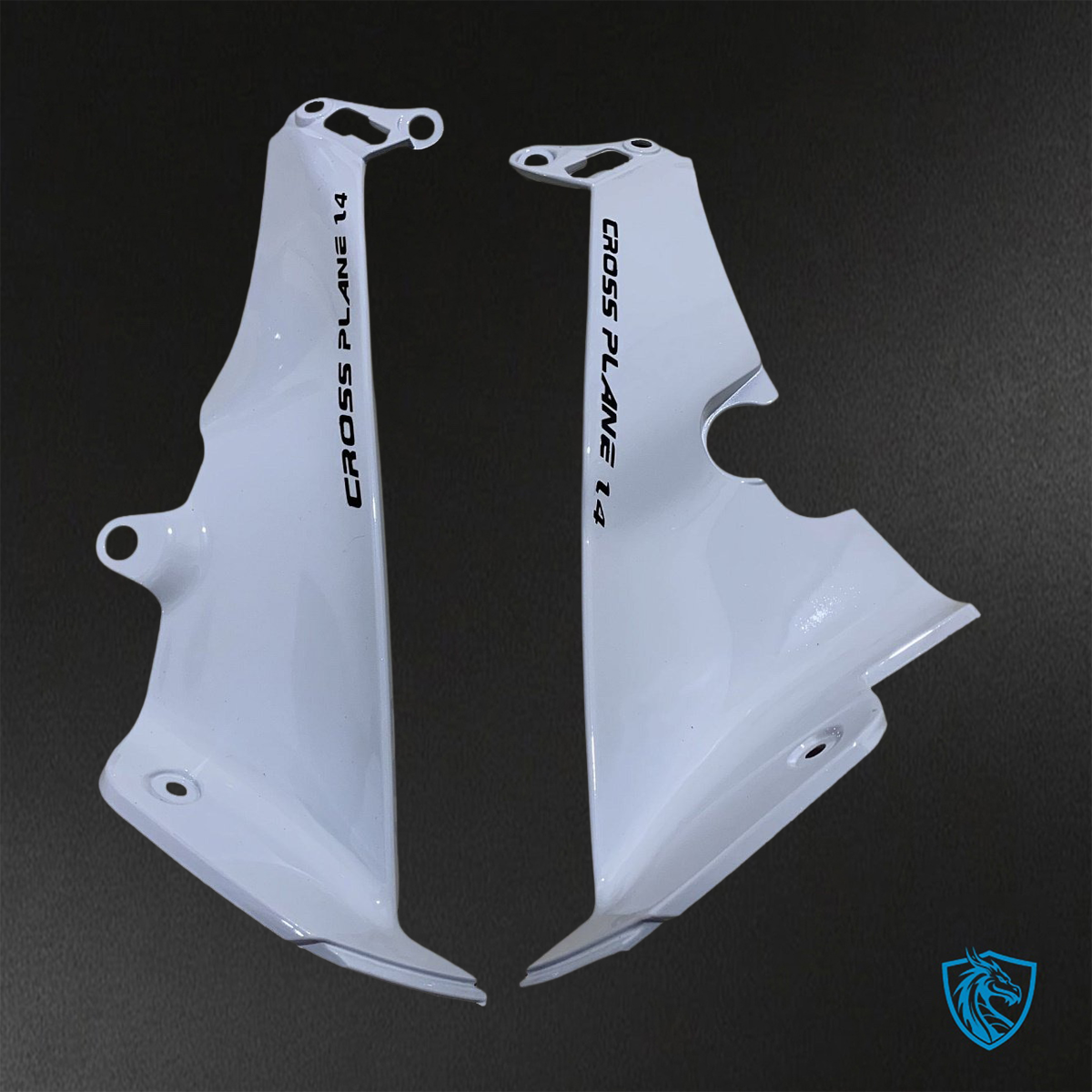 Yamaha YZF R1 (2009-2011) Gloss Blue & White - Custom ABS Fairing Kit