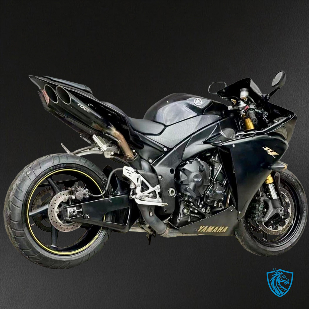 Yamaha YZF R1 (2009-2011) Gloss Black - Custom ABS Fairing Kit