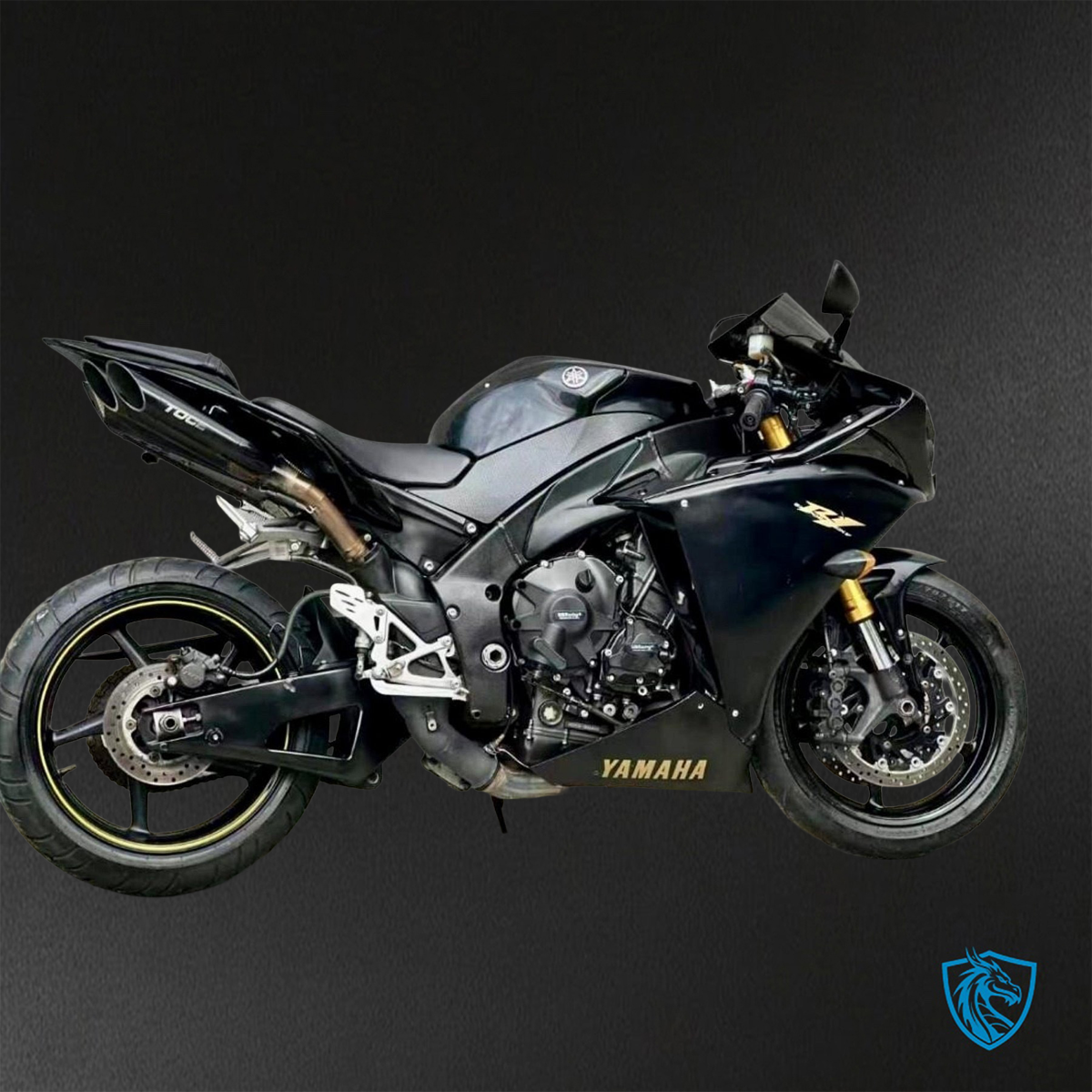 Yamaha YZF R1 (2009-2011) Gloss Black - Custom ABS Fairing Kit