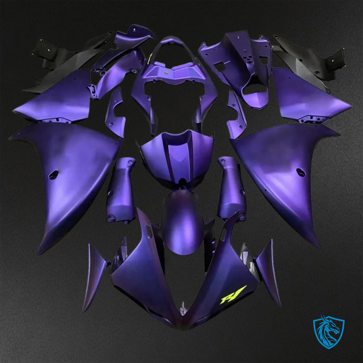 Yamaha YZF R1 (2009-2011) Gloss Purple - Custom ABS Fairing Kit