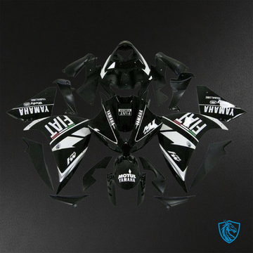 Yamaha YZF R1 (2009-2011) Gloss Black Fiat - Custom ABS Fairing Kit