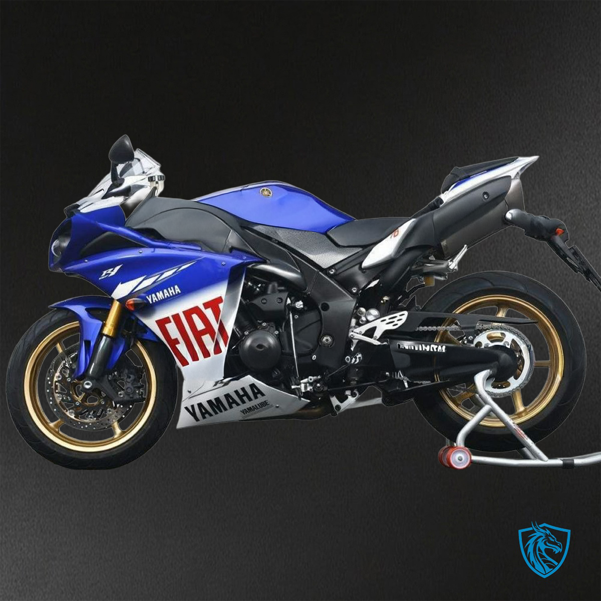 Yamaha YZF R1 (2009-2011) Gloss Blue & White - Replacement Motorcycle Fairings Kit