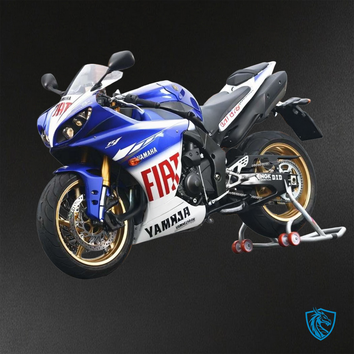 Yamaha YZF R1 (2009-2011) Gloss Blue & White - Replacement Motorcycle Fairings Kit