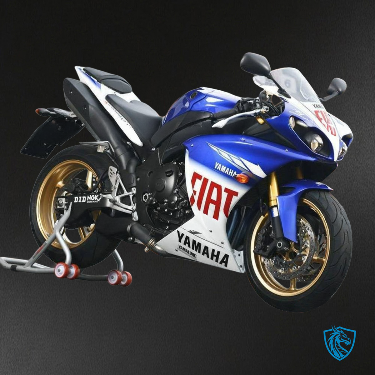 Yamaha YZF R1 (2009-2011) Gloss Blue & White - Replacement Motorcycle Fairings Kit
