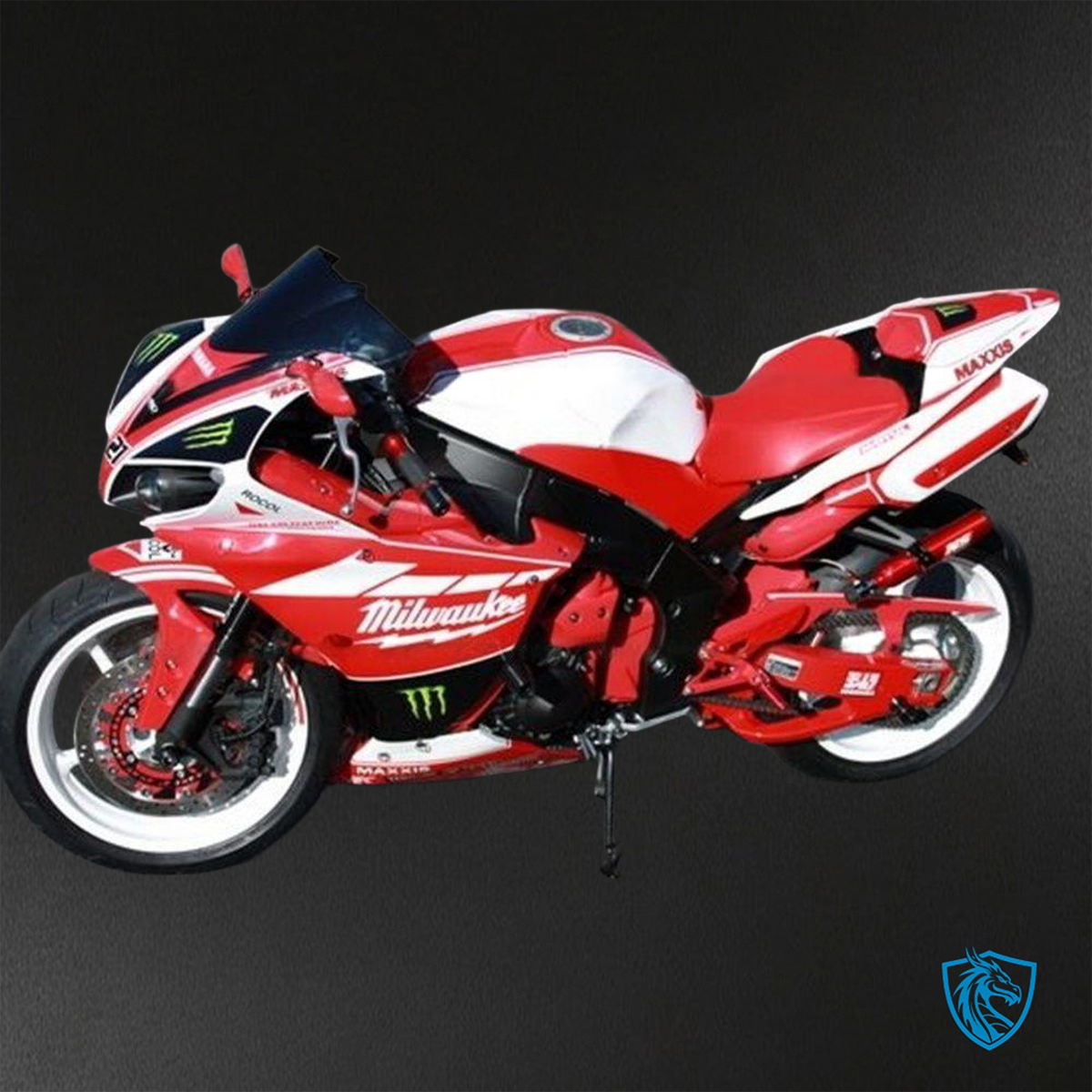 Yamaha YZF R1 (2009-2011) Gloss Red & White ABS Bodywork - Fairings Kit