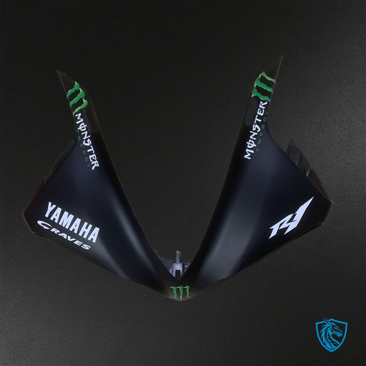 Yamaha YZF R1 (2009-2011) Matte Black Monster - Replacement Motorcycle Fairings Kit