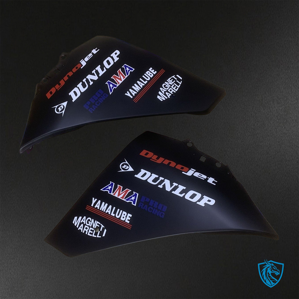 Yamaha YZF R1 (2009-2011) Matte Black Monster - Replacement Motorcycle Fairings Kit