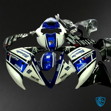 Yamaha YZF R1 (2009-2011) Gloss White & Blue - Replacement Motorcycle Fairings Kit