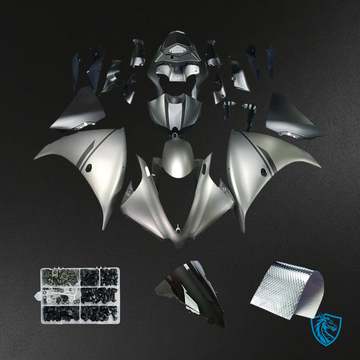 Yamaha YZF R1 (2012-2014) Gray & Black Fairing Kit | MERGEment ABS Bodywork