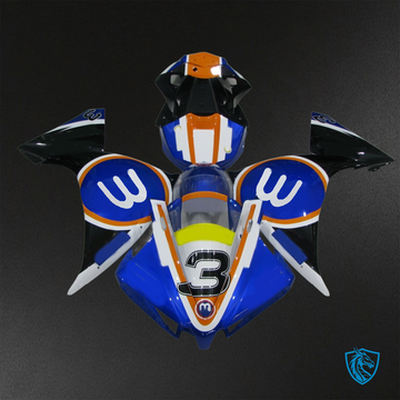 Yamaha YZF R1 (2012-2014) Gloss Blue & Black ABS Bodywork - Fairings Kit