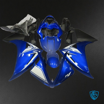 Yamaha YZF R1 (2012-2014) Blue & White Fairings Kit - Aftermarket ABS Bodywork