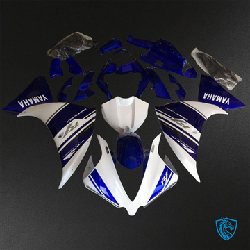 Yamaha YZF R1 (2012-2014) Blue & White - Replacement Motorcycle Fairings Kit