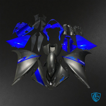Yamaha YZF R1 (2012-2014) Gloss Black & Blue ABS Bodywork - Fairings Kit