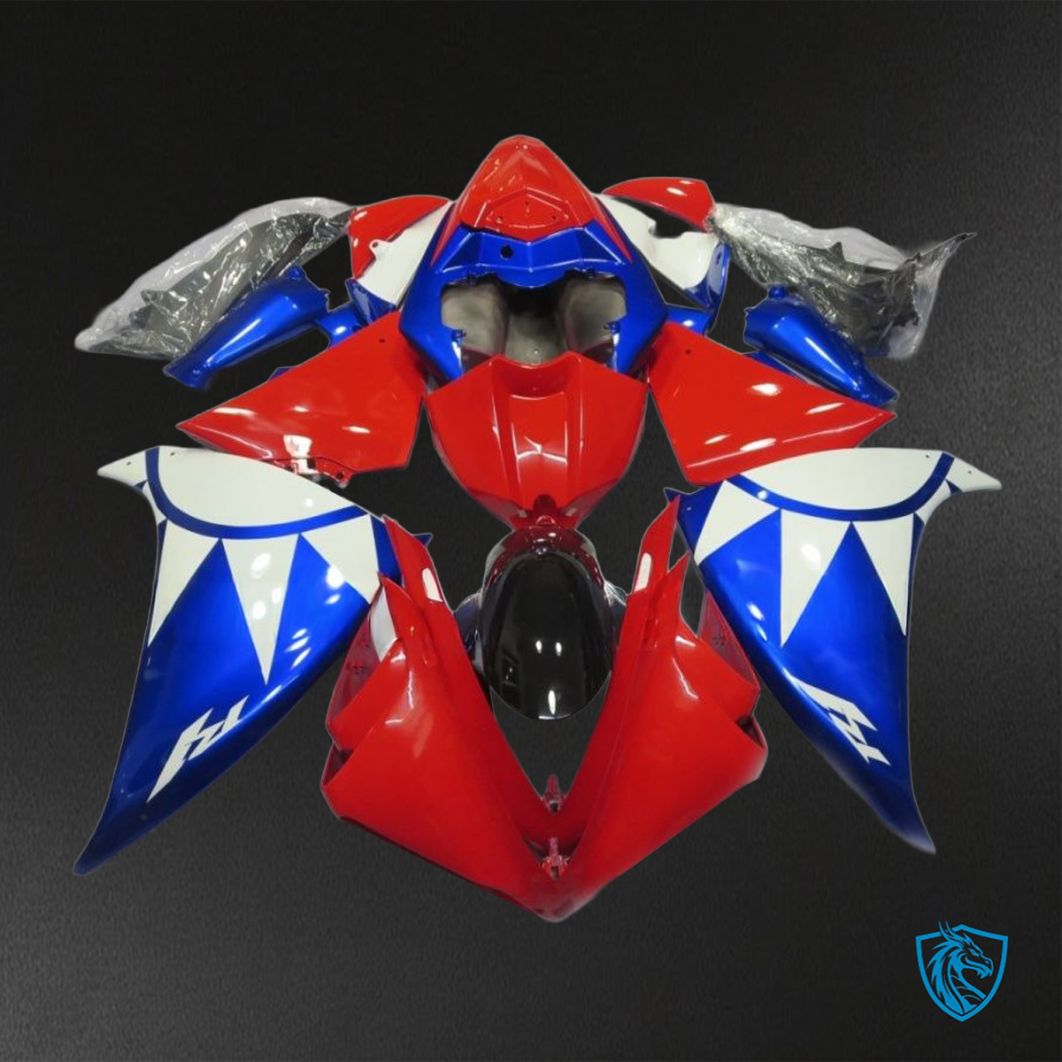 Yamaha YZF R1 (2012-2014) Red, White & Blue - Replacement Motorcycle Fairings Kit
