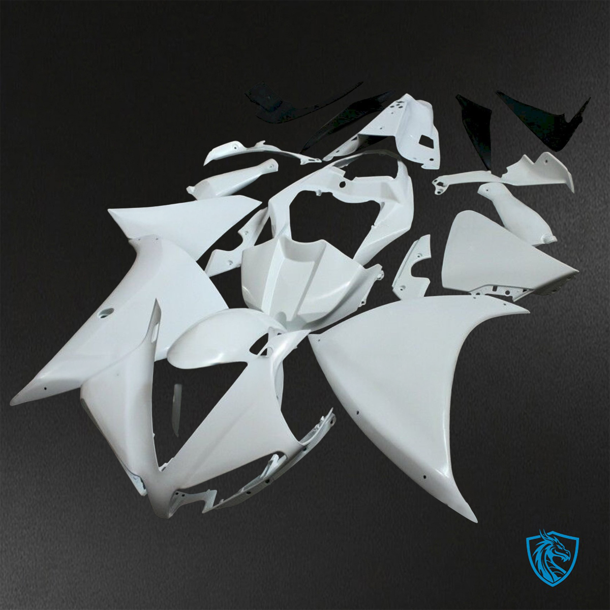 Yamaha YZF R1 (2012-2014) White - Custom ABS Fairing Kit