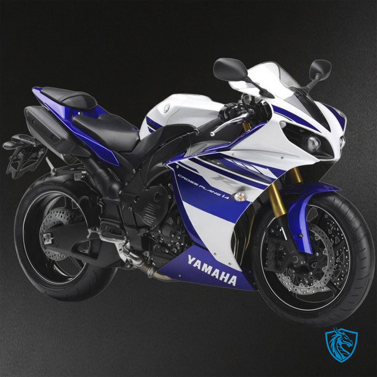 Yamaha YZF R1 (2012-2014) Blue & White - Replacement Motorcycle Fairings Kit