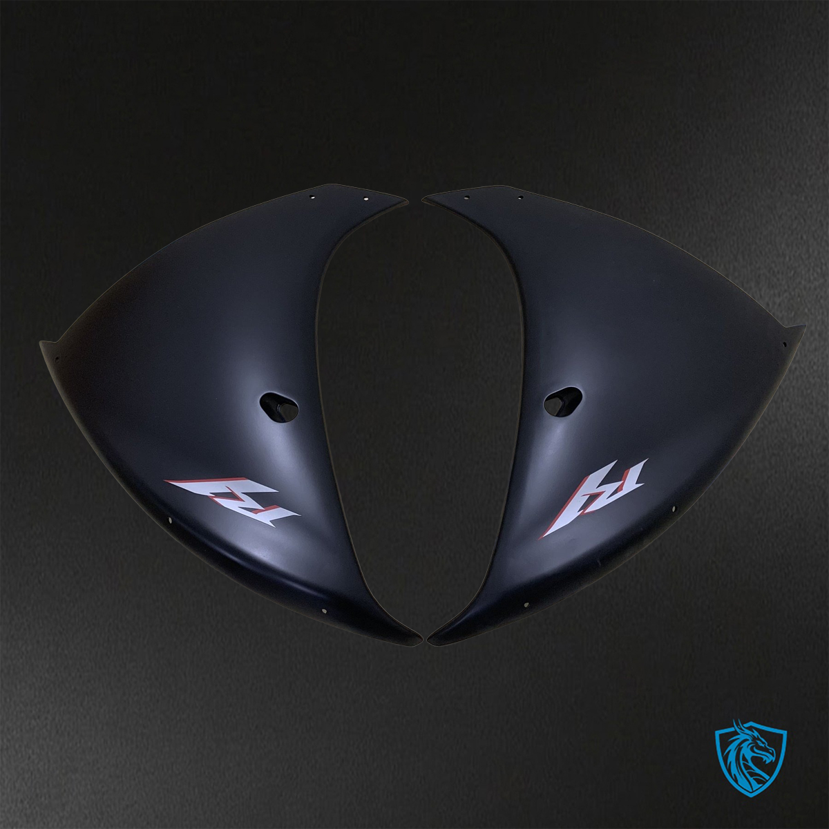 Yamaha YZF R1 (2012-2014) Matte Black & Red - Replacement Motorcycle Fairings Kit