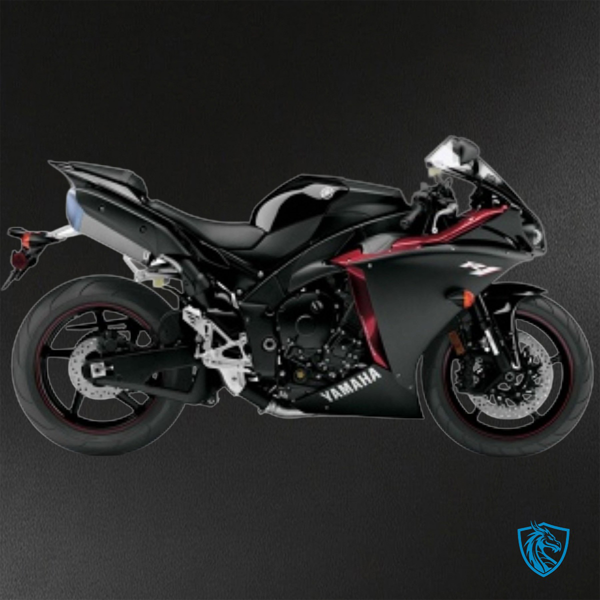 Yamaha YZF R1 (2012-2014) Matte Black & Red - Replacement Motorcycle Fairings Kit
