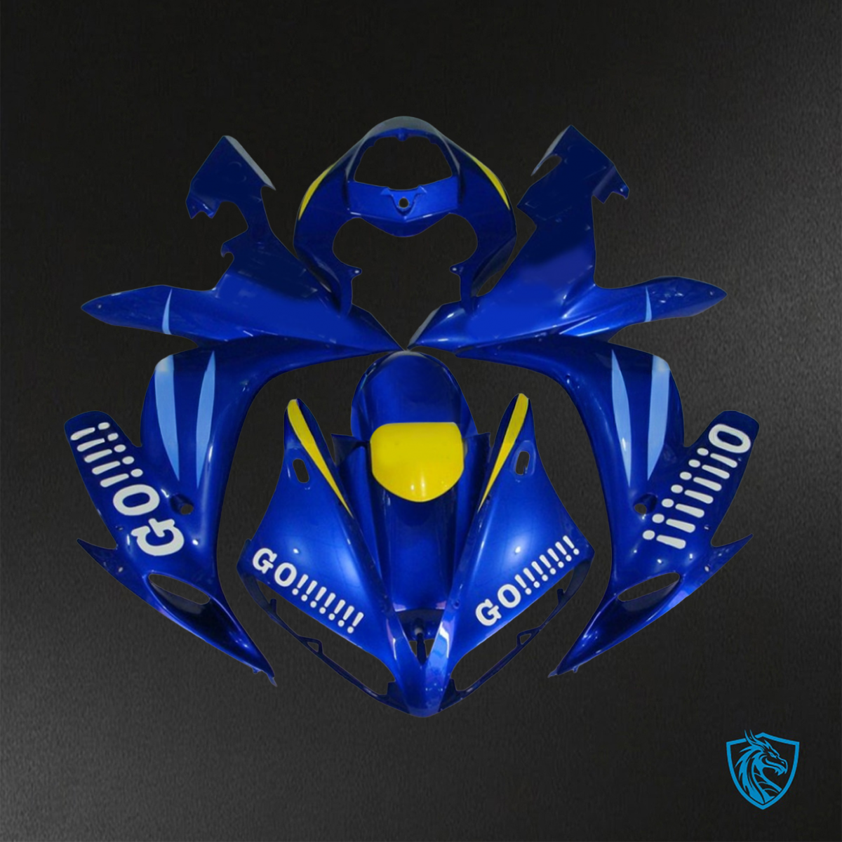 Yamaha YZF R1 (2012-2014) Blue - Replacement Motorcycle Fairings Kit