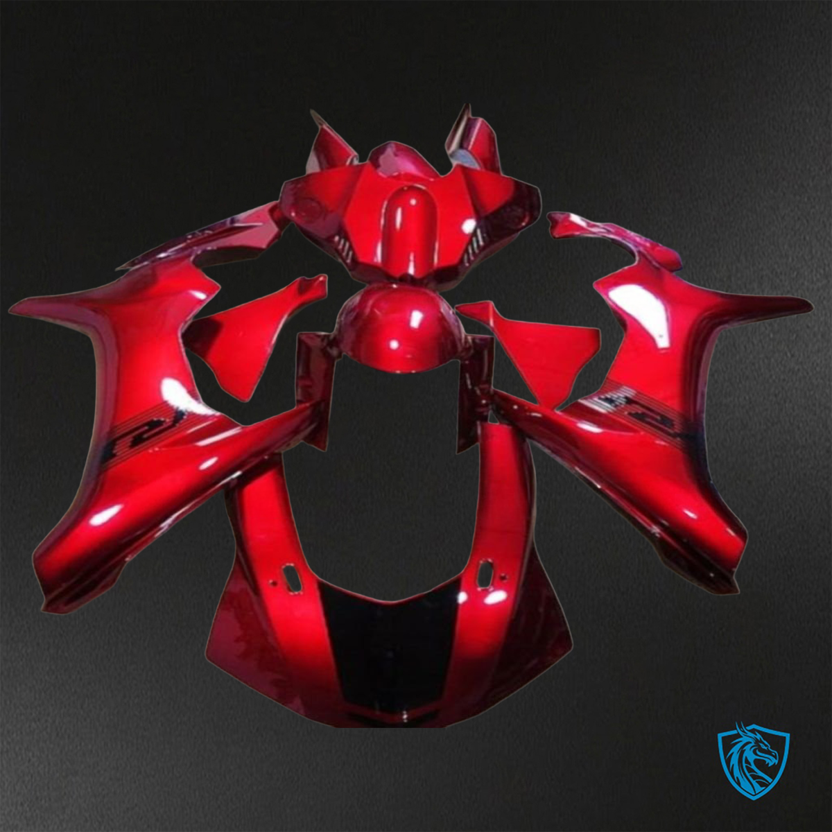 Yamaha YZF R1 (2015–2020) Gloss Red Logo ABS Bodywork - Fairings Kit