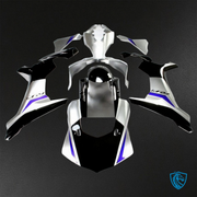 Glossy Silver & Black