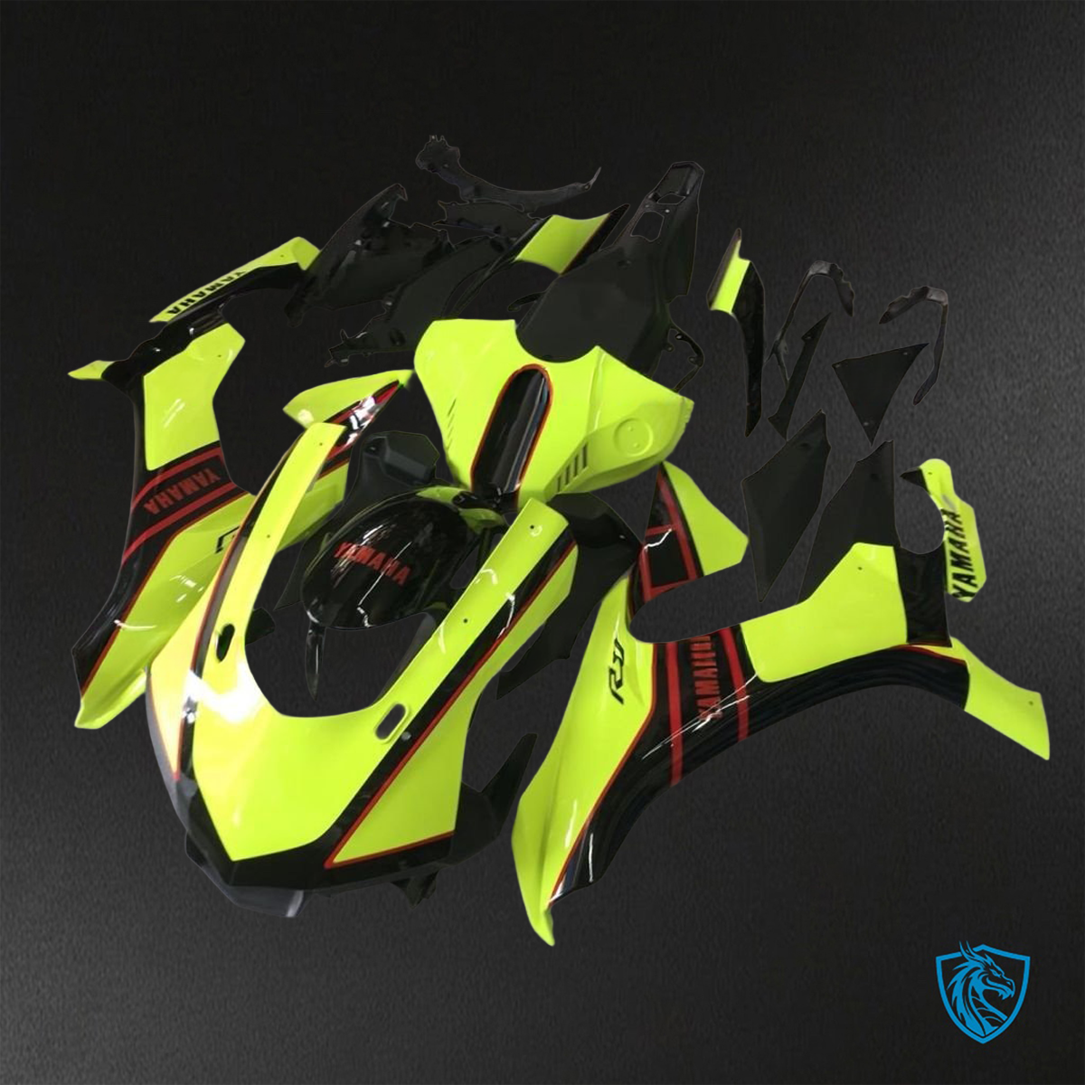 Yamaha YZF R1 (2015-2020) Yellow Fairings Kit - Aftermarket ABS Bodywork