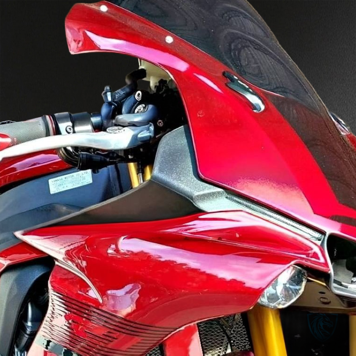 Yamaha YZF R1 (2015–2020) Gloss Red Logo ABS Bodywork - Fairings Kit
