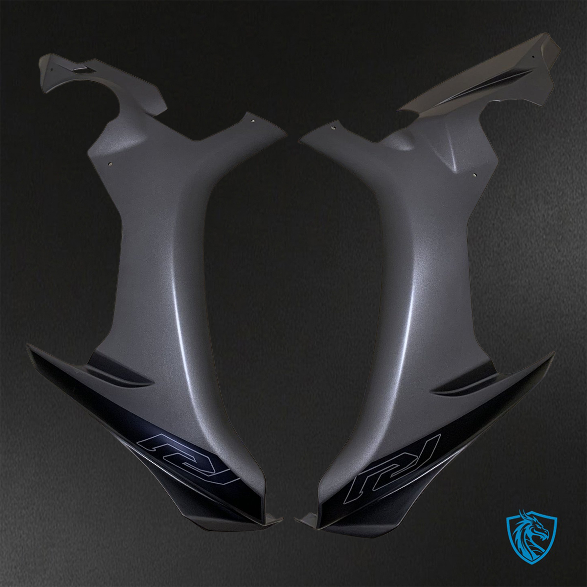 Yamaha YZF R1 (2015-2020) Matte Dark Gray - Replacement Motorcycle Fairings Kit