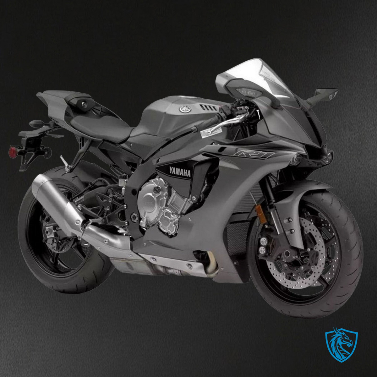 Yamaha YZF R1 (2015-2020) Matte Dark Gray - Replacement Motorcycle Fairings Kit