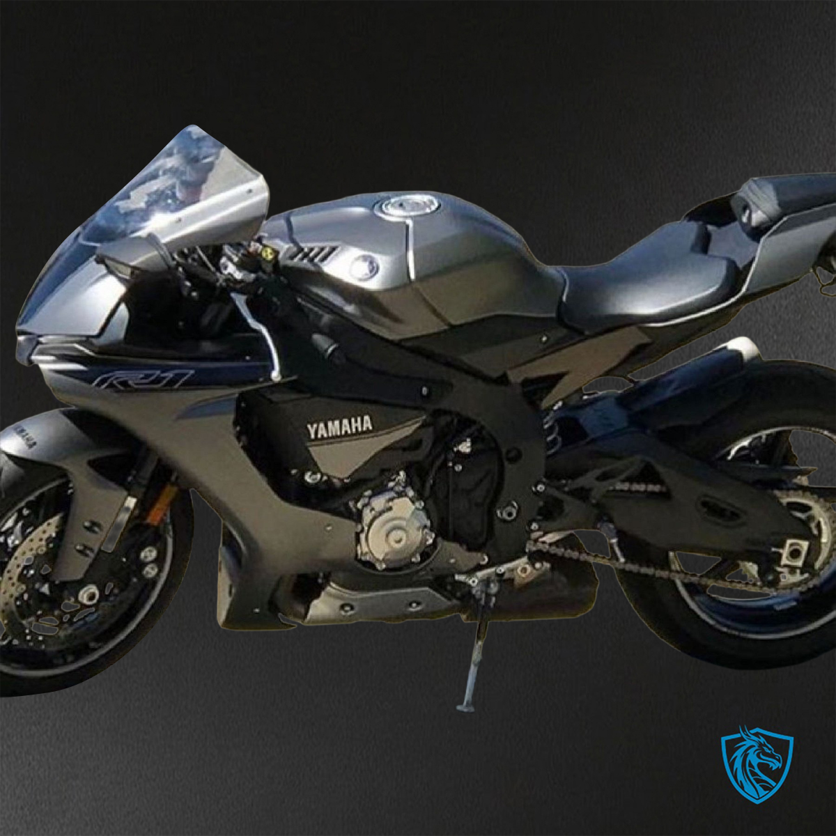 Yamaha YZF R1 (2015-2020) Matte Dark Gray - Replacement Motorcycle Fairings Kit