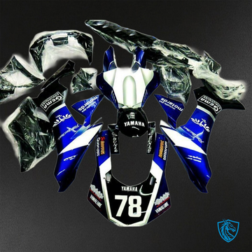 Yamaha YZF R1 (2015-2020) Blue, White & Black - Replacement Motorcycle Fairings Kit