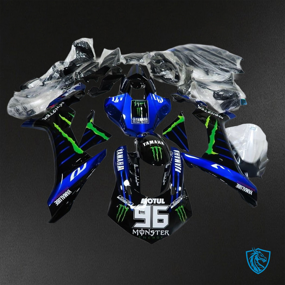 Yamaha YZF R1 (2015-2020) Blue & Black ABS Bodywork - Fairings Kit