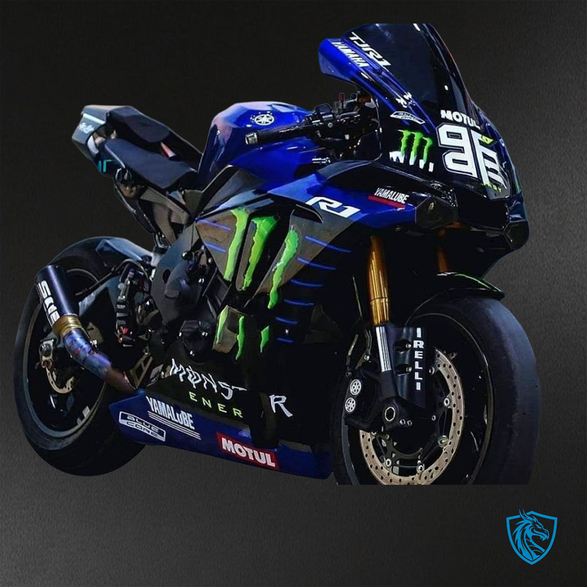 Yamaha YZF R1 (2015-2020) Blue & Black ABS Bodywork - Fairings Kit