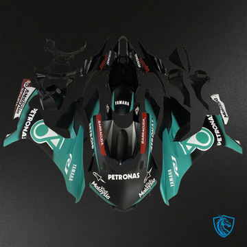 Yamaha YZF R1 (2015–2020) Black & Teal Petronas - Custom ABS Fairing Kit