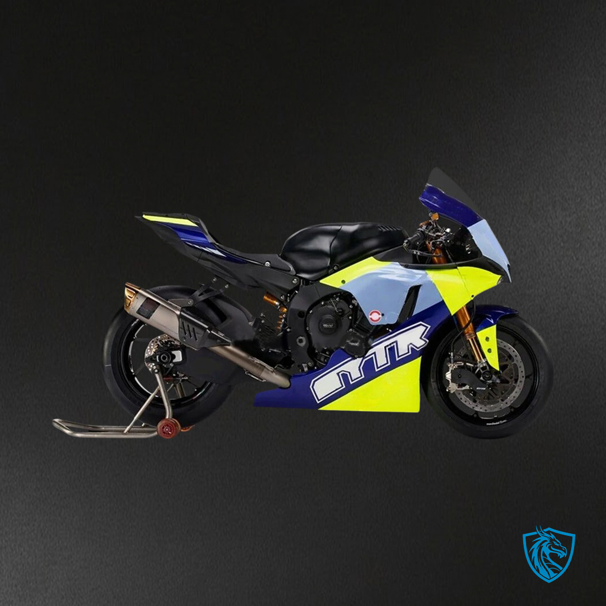 Yamaha YZF R1 (2020-2025) Black, Gray, Blue & Yellow - Custom ABS Fairing Set
