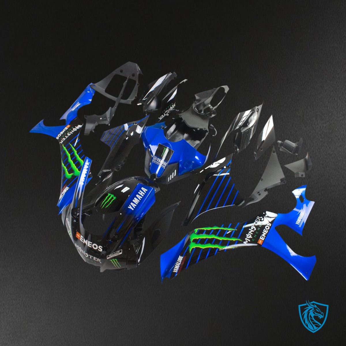 Yamaha YZF R1 (2020-2025) Black Monster - Custom ABS Fairing Set
