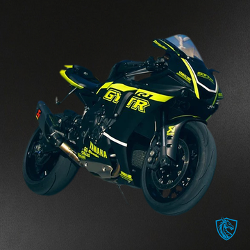 Yamaha YZF R1 (2020-2025) Black & Fluorescent Yellow Fairing Kit | ABS Bodywork