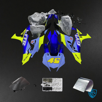 Yamaha YZF R1 (2020-2025) Blue & Yellow - Custom ABS Fairing Set