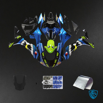Yamaha YZF R1 (2020-2025) Blue & Green Monster - MERGEment Motorcycle Fairing Kit
